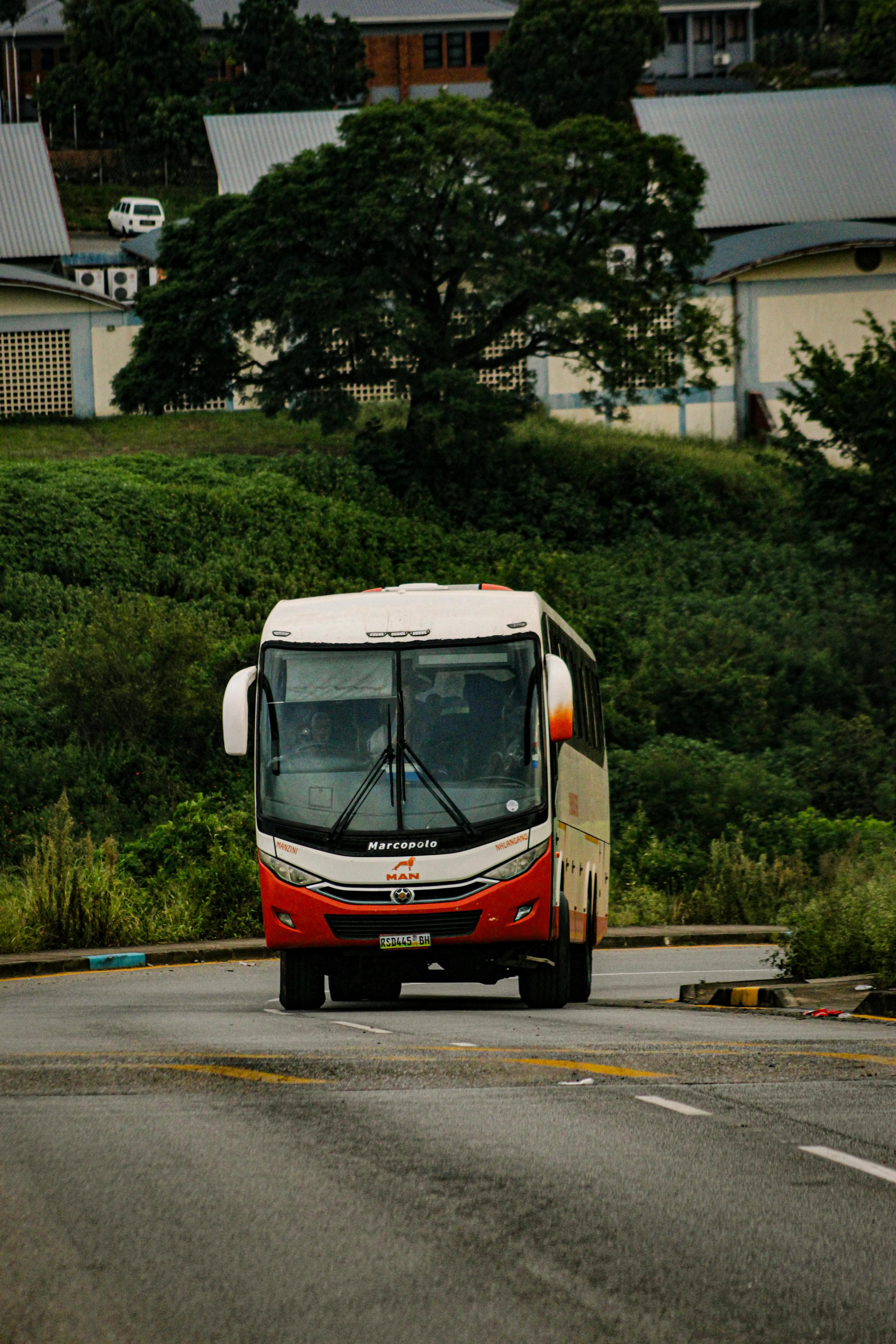 Travellers on board a bus